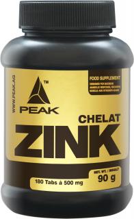 Peak Performance Zink Chelat, 180 Tabletten