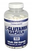 MetaSport L-Glutamin, 250 Kapseln Dose