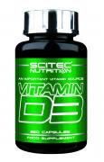Scitec Nutrition Vitamin D3, 250 Kapseln Dose